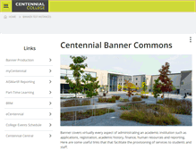 Tablet Screenshot of banner.centennialcollege.ca